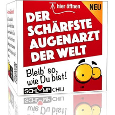 Schlump-Chili The sharpest ophthalmologist in the world – a funny gift set for doctors gift idea for doctors e.g. for birthdays, Christmas or as a small thank you