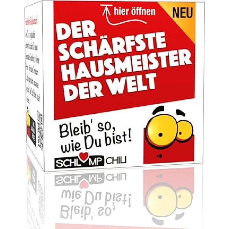 Schlump-Chili Aštriausia prižiūrėtojo dovana - juokinga dovana prižiūrėtojui