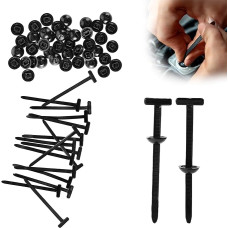 Lyreh 120-Teiliges Nylon-Universal-Kabelbinder-Schnallenset, Kabelbinderbänder aus Kunststoff mit 120 Selbstsichernden Kabelbinderhaltern Kabelbefestigungsmanagement für Autowerkstatt-Heimreparatur