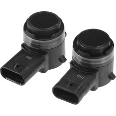 INFINAUTO 2 x juodi galiniai parkavimo jutikliai #5Q0919275B/A0009055504, skirti Audi A3 8V 2013-2018 m.