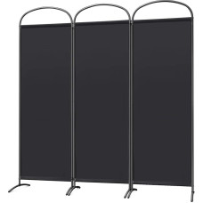 Angel Living Curved 3-Piece Screen Privacy for Balcony or as Room Divider 168 x 185 cm