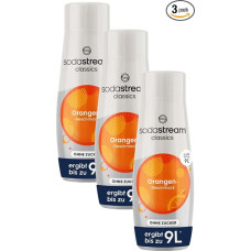 SodaStream Orange Syrup without Sugar, 1 x Bottle Makes 9 Litres of Ready Drink, Prepared in Seconds and Always Fresh, 440 ml (Pack of 3)