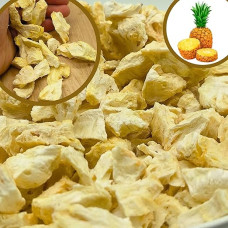 BULK & Tasty. Freeze Dried Fruits 600 g Pure Pineapple Dried Fruit Freeze Dried Pineapple - 100% Pure Fruits Freeze Dried No Added Sugar - Crispy Freeze Dried Fruit Pineapple