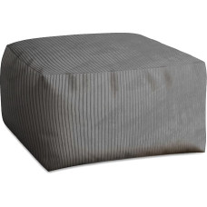 DreamRoots Pouf Stool Comfort 70 x 70 x 40 cm - Couch Stool - Pouf Cord - Stool Living Room - Footstool for Armchair - Stool Sofa - Seat Poof - Footrest Stool - Chair Stool - Pouf Bean Bag