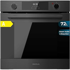 Cecotec Bolero Hexa M226000 Multifunctional Oven 60 cm Matt A 2800 W 72 L 7 Functions Grill Mode Fan Assisted Grill Convection Mode Defrost Steam Base X2 Steam EasyClean