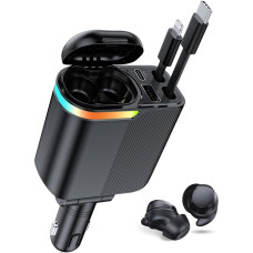 ofottofo 4-in-1 Cigaretės žiebtuvėlio USB C su 