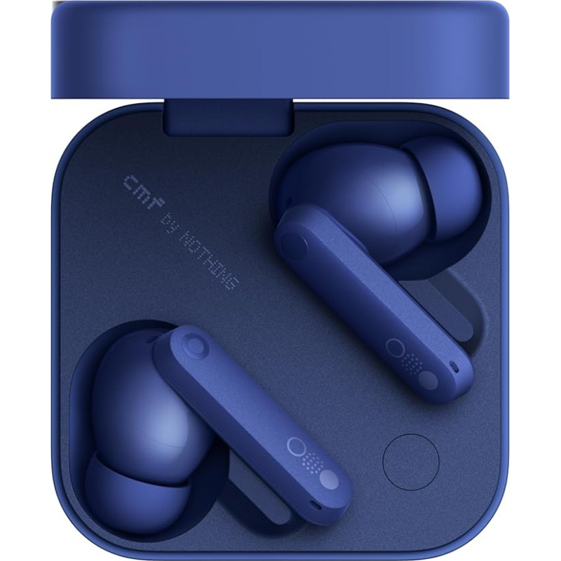 CMF by Nothing Buds Pro 2 Wireless Earbuds with HiFi Sound, 50dB Intelligent Active Noise Cancellation, 6 HD Microphones and Spatial Audio Effect - Blue