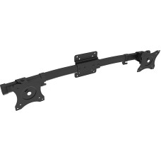 VIVO MOUNT-VW02A Dual VESA Mount Adapter Horizontal Mount for 2 Monitor Screens up to 27