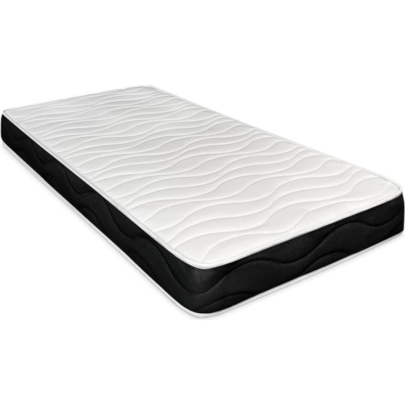 DUÉRMETE ONLINE Visco Fresh dvipusis čiužinys (žiema-vasara), poliuretano atminties putos, poliesteris, baltas, 105 x 180 cm