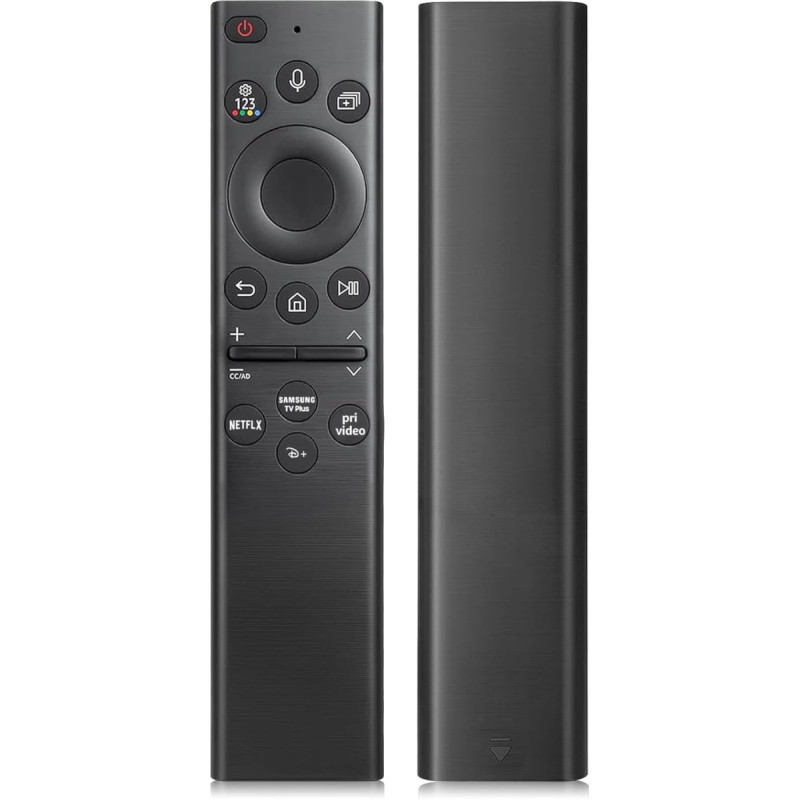 BN59-01385A Voice Remote Control for Frame Smart TVs Compatible with 2021-2024 Crystal QLED 4K 8K Smart TVs Series, 4 Shortcut Buttons, No Solar Function
