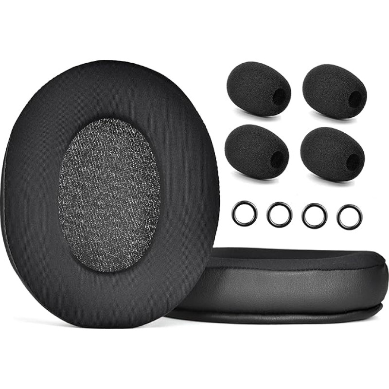 Pakaitinės ausų pagalvėlės ir mikrofono putos, suderinamos su 