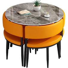 Priėmimo stalo ir kėdžių derinys, valgomojo grupės valgomojo stalas su 4 kėdėmis, 5 dalių valgomojo stalo komplektas, virtuvės stalo komplektas 4 žmonėms, svetainės, virtuvės, biuro sėdimųjų vietų komplektas,