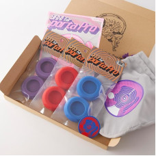 YAXI Ear Pads for Koss Portapro 3 Pairs Pouch (Purple+Red+Blue)+Pouch)