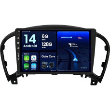 BXLIYER - 6G + 128G - Android 12 IPS automobilinis radijas, tinkamas Nissan Juke J15 (2010-2019) / YF15 Infiniti ESQ (2011-2017) - belaidis carPlay/Android automobilis/DSP - kamera ir MIC - 9 2 coliai. DIN - DAB SWC 360 Cam