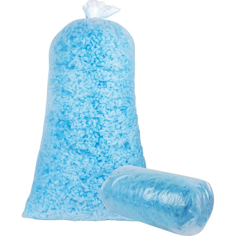 DR.DUDU 10lb smulkintų atminties putų užpildas Bean Bag užpildas, minkštas ir praktiškas pagalvėlių užpildas, skirtas sofos pagalvei, šuns lovai, kėdei, amatams, papildomos gelio dalelės