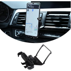 DIYUCAR Car Phone Holder Mount Holder for BMW 1 2 3 4 Series F20 F21 F22 F23 F30 F31 F34 F32 F33 F36 2013-2019 (Black)