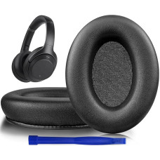 SOULWIT Lambskin Replacement Ear Pads for Sony WH-1000XM3 (WH1000XM3) Over-Ear Headphones, High Density Noise Isolation Foam Pads, Extra Thickness