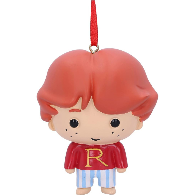 Nemesis Now Harry Potter Chibi Ron Décoration Festive à Suspendre Rouge 7.5 cm