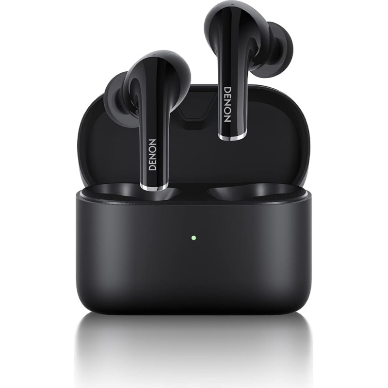 Denon AH-C830WNC Wireless In-Ear Headphones with Bluetooth and Noise Cancelling, Soundmaster Tuning and up to 24 Hours Battery Life, Black