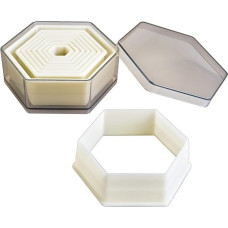 Ibili 784204 Cookie Cutters Hexagon Smooth