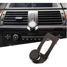 Aluminium Alloy Mobile Phone Holder Car Centre Console Air Vent Mobile Phone Holder Trim for BMW X5 E70 2007-2013 BMW X6 E71 2008-2013