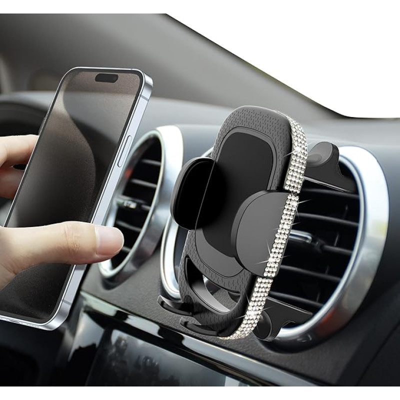 YIEDDE Car Mobile Phone Holder for Round Ventilation Scratch Protection Car Mobile Phone Holder for Mercedes Benz Mini Cooper R52 R53 R56 R55 R60 F56 F55 F60 R58 F57 Countryman Paceman Clubman JCW