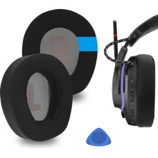 Geekria Sport Cooling Gel Replacement Ear Pads for JBL Quantum 800 Wireless Headphones Ear Pads Headset Ear Pads Ear Pad Ear Pad Ear Cup Cover Repair Parts (Black)