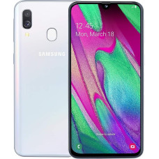 2019 Samsung Galaxy A40 Dual SIM 64GB - White (Refurbished)