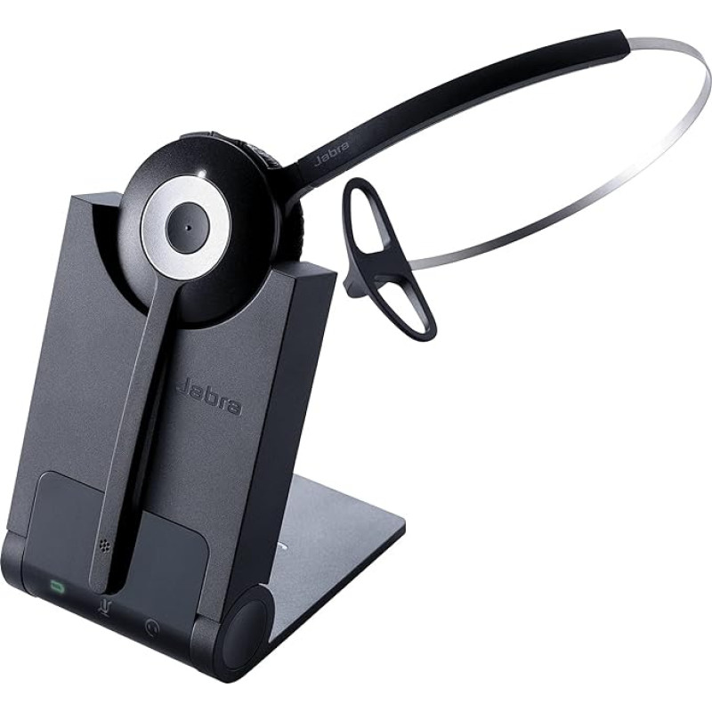 Jabra Pro 920 Mono user-friendly DECT office headset for landline phones, long range, noise reduction, including charging cradle