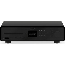 sonoro Maestro HiFi Receiver with Class D Amplifier, CD Player & Internet Radio (Bluetooth, FM, DAB Plus, Spotify, Tidal, Amazon, Deezer) Matt Black