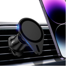 SUPERONE Phone Magnet for Car, Strong Power Magnetic Phone Holder, 360° Rotation, Air Vent Phone Holder for Car, Fits iPhone 13, Mini, MagSafe Case and All Phones