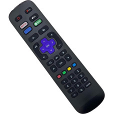 Generic Replacement TV Remote Control Compatible with Sharp Roku Ready HD Smart LED Freeview, Apple TV, Netflix, Spotify, Prime Video Buttons