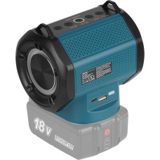 KUNLUN Portable Speaker Compatible with Makita 18V 20V MAX Battery, Wireless Connected Speaker with Light, Suitable for Studio, Camping and Parties (No Battery)