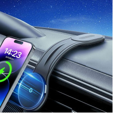 ZKJAYOE 15 W for Magsafe Car Holder with Charging Function, Magnetic Wireless Mobile Phone Holder Car with Charging Function for iPhone 16 15 14 13 12 Series, Wireless Car Charger Car Charging Station