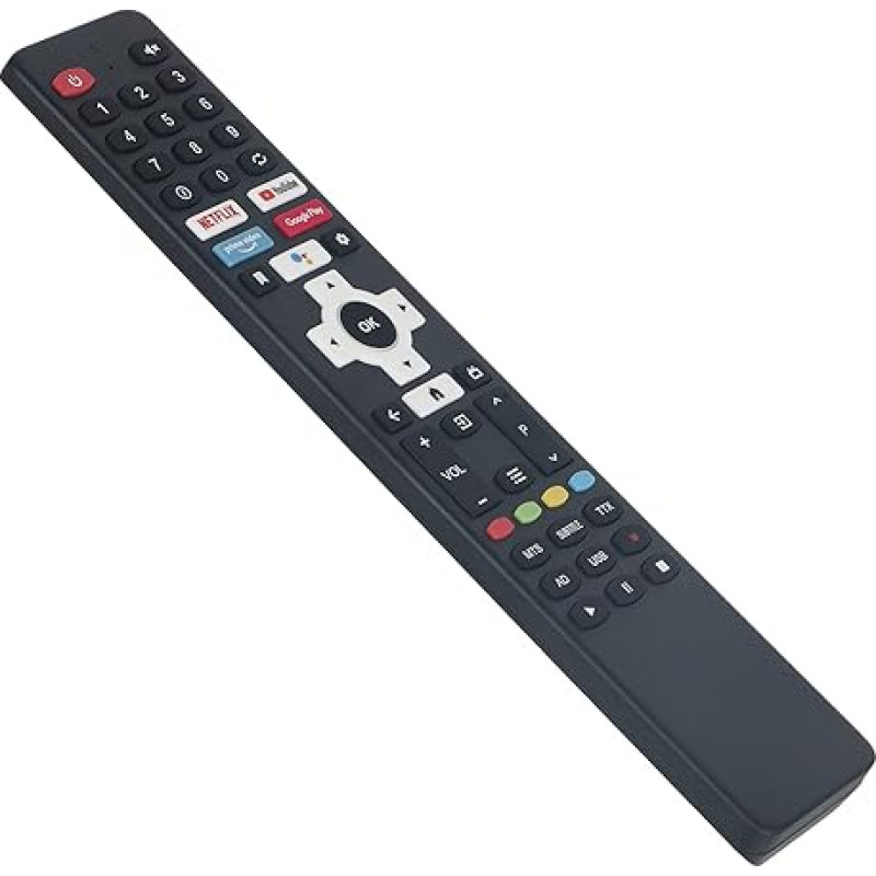 VINABTY TV Remote Control Replaces DYON Smart 32 AD-2 for Sharp for Ecostar for Challenger for DYON Smart 40 AD-2 100 cm (40 Inch) Android TV Remote Control