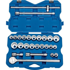 Draper 02362 Expert 3/4-inch Square Drive Metric and Imperial Combined Socket Set (26 Pieces)