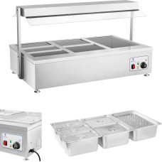 Royal Catering Laisvai pastatomas sausas marinavimo indas 6 x GN 150 mm 55 l