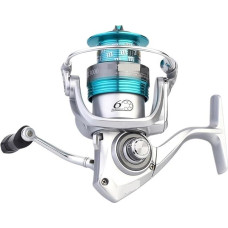 Spinn-Angelrollen 4+1/5+1BB Übersetzungsverhältnis 5,0:1/5,1:1 Max. Zugkraft 6-10 Kg Rollen-Angelrad Präzision Zuverlässigkeit(Blue,5000 Series)