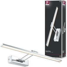 Paulmann Leuchten Paulmann 99890 Galeria Picture Light LED Picture Lighting Beam Sixty Gallery Lighting 11 W Wall Light Chrome with Light Bulb Metal