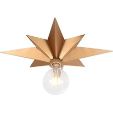 Vintage Ceiling Light, Multi-Purpose 30 cm Ceiling Light, Retro Star Lights, Industrial Wall Light for Living Room, Bedroom, Kitchen, Lounge, Hallway (Golden)
