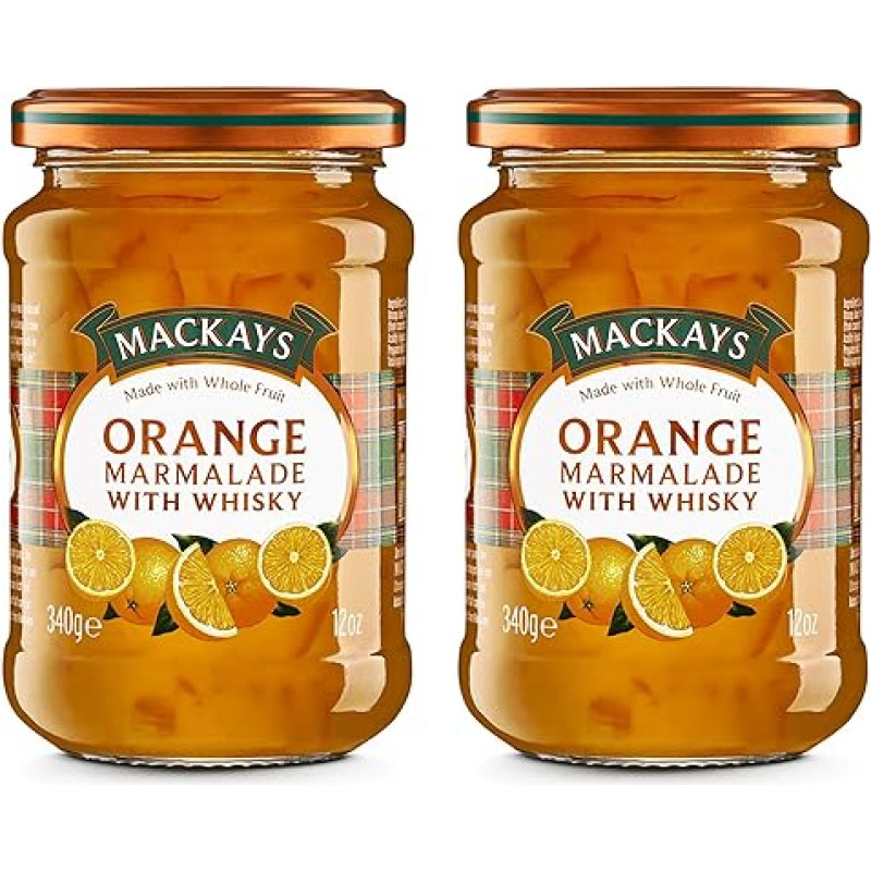 Apelsinų marmeladas su viskiu Kartusis apelsinų džemas su viskiu 2 x 340 g - Imported by Shestore24