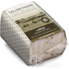 Lardo Speziato Salumi Pasini® | Šoninė su prieskoniais | Tranche | 300 g | Vakuuminė pakuotė | Tipiškas itališkas produktas