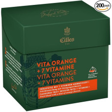 Arbatos deimantai Vita Orange + 7 vitaminai, Eilles, dėžutė po 10 x 20 vnt.