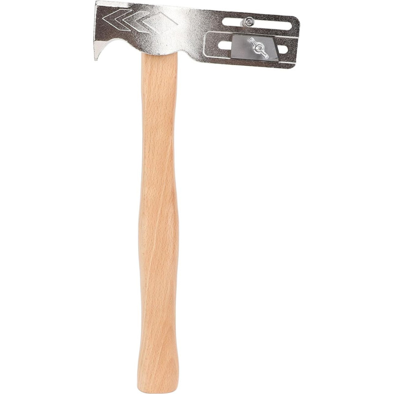 Magnet-Dachdeckerbeil, Magnetischer Dachdeckerhammer aus Kohlenstoffstahl mit Holzgriff, Multifunktionaler Schindelhammer, für Dachreparatur