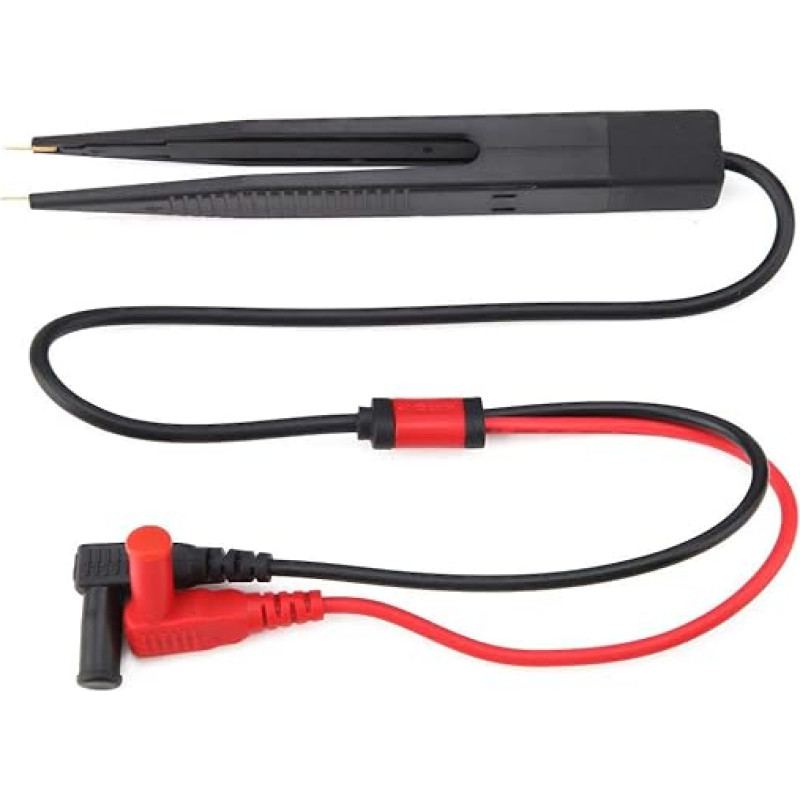 Oumefar Portable SMD SMT Chip Test Clip LCR Meter Capacity Cable Test Tweezers Probe for Resistance Capacitor Inductors Multimeter Pack of 1, Portable