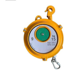 Spring Balancer Werkzeughalter, einziehbares Drahtseil zum Aufhängen von Gegenständen, selbstsicherndes einstellbares Lastgewicht, langlebiges Stahlgehäuse