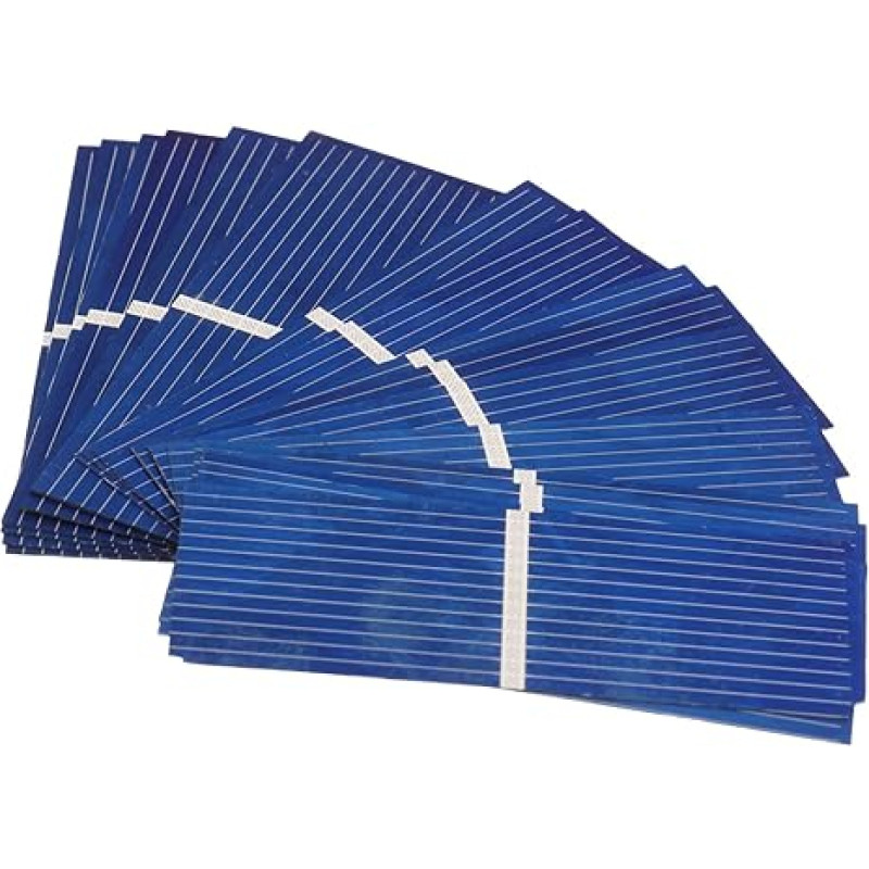 TOYANDONA 2 Sets Solar Cell Mini Battery Charger for Solar Panel Solar Flexible Solar Panel Solar Charger for Mobile Phones Polycrystalline Blue Pack of 100