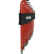 Titan Tools Titan 12713 SAE neslystančių šešiakampių raktų rinkinys - 13 dalių, įvairiaspalvis, pakuotė po 1 vnt.