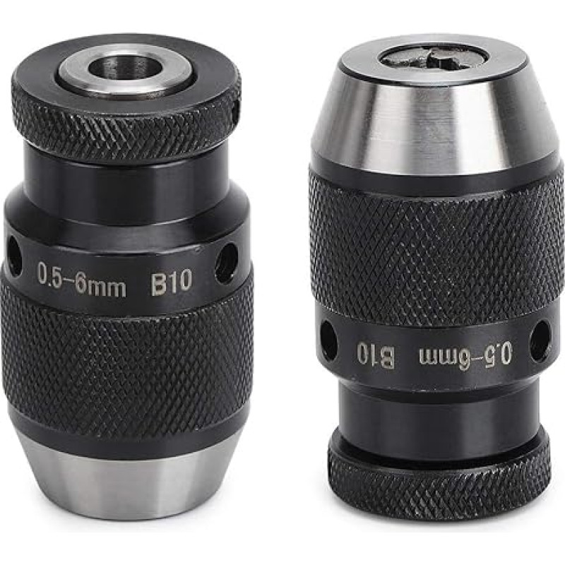 B10 Self Locking Chuck 0.5-6mm Keyless Chuck Self Clamping Chuck for Milling Rotary Drill CNC Parts