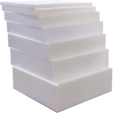 Yuly Polsterung aus hochdichtem Schaumstoff, extra fest, zuschneidbar, für Sofa, Bankkissen, Sitzkissen, Betten, Sitz, Stuhl, Ersatz-Schaumstoffpolsterung, individuelle Größe (10 cm - 55 x 55 cm